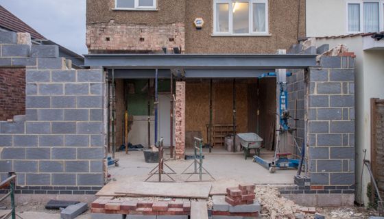 Bricklayer at work — the kind of business we build websites for