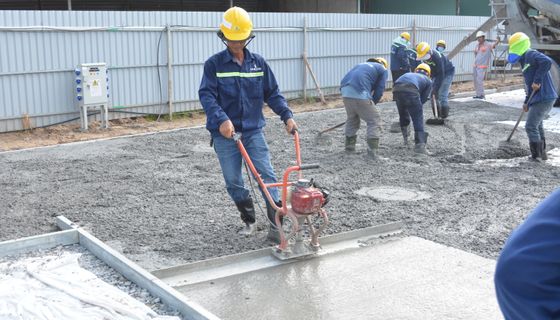 Builder at work — the kind of business we build websites for