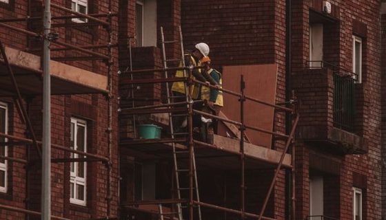 Scaffolder at work — the kind of business we build websites for